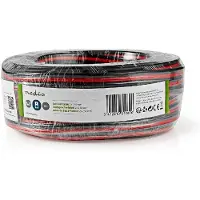 Nedis Cca-høyttalerkabel Cagw2500bk250 2x 2.5 Mm 25 M