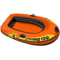 Intex 58355NP, Babybåt, Gutt/Jente, PVC, Sort, Oransje, Gult