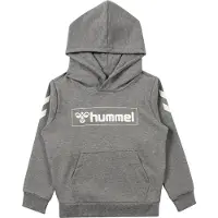 Hummel Hettegenser - hmlBox - Grå Melert - - 4 år (104) - Hettegenser