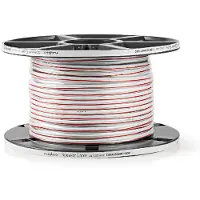 Nedis Høyttalerkabel Cabr1500wt1000 2x 1.5 Mm 100 M