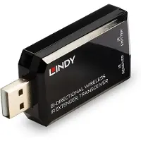 Lindy 38331, AV-sender og -mottaker, 150 m, Koblet med ledninger (ikke trådløs), Sort