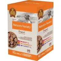 Nature’s Variety Mikspakke Nature's Variety Original Paté No Grain Mini 8 x 150 g - Okse, kylling, kalkun