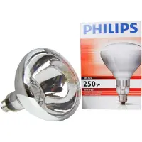 Philips 57523425, 250 W, Lyspære, 5000 timer, Hvit, Glass, 230 - 250 V