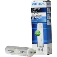 Philips MASTER Color CDM Tm Elite Mini - Keramisk metallhalid (CMH) lyspære - form: T13.3 - klar finish - GU6.5 - 35 W - klasse F - varmt hvitt lys...