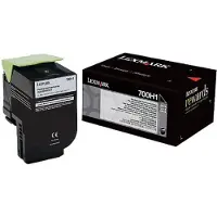 Lexmark 700H1 - Høy ytelse - svart - original - tonerpatron LCCP - for CS310dn, CS310n, CS410dn, CS410dtn, CS410n