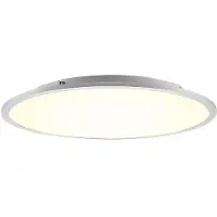 LINDBY LED-taklampe Narima, CCT, Ø 60 cm, sølv