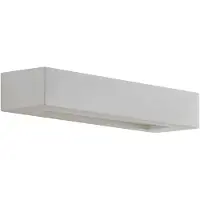 LINDBY vegglampe Matteo, hvit, gips, 36 cm, E14, lakkerbar