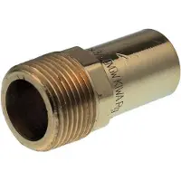 Vsh Fabrieken VSH overgang 22 mm x 34 glat/nippel CU