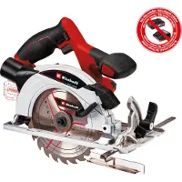 Einhell TE-CS 18/165-1 Li - Solo, Tre, Sort, Rød, Sølv, 16,5 cm, 4200 RPM, 5,4 cm, 2 cm - SOLO