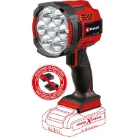 Einhell TE-CL 18/2500 LiAC-solo, LED, 7 ampuller, Sort, Rød - SOLO