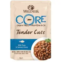 Core Tender Cuts w/Tuna in Savoury Gravy 85g - (24 pk/ps)