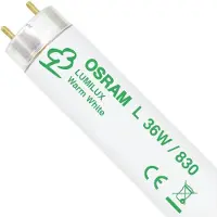 Osram Lysrør T8 G13 36W/830 3250 lumen 1200mm