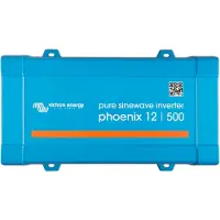 Victron Energy Phoenix 12/500 VE.Direct - DC til AC inverter - DC 12 V - 400 Watt - 500 VA - VE.Direct - utgangskontakter: 1 - Europa - blå, RAL 5012