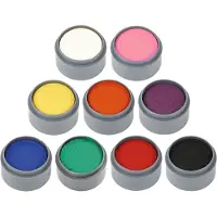 Grimas Ansiktsmaling, hvit, 15 ml/ 1 boks