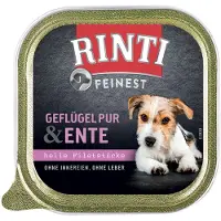 Rinti Megapakke Feinest 44 x 150 g - Fjærkre pur & And