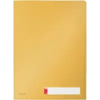 Leitz Cosy Privacy - L-formet mappe - 3 rom - for A4 (210 x 297 mm) - kapasitet: 40 ark - med fliker - varm gulfarge