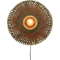 Good&Mojo Bali vegglampe i bambus, Ø 60 cm
