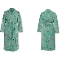 Pip studio Bathrobe Les Fleurs Green XXL