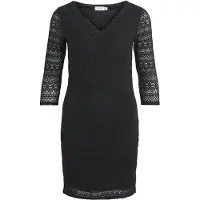 Vila Chikka Lace Kjole Med Lange Ermer