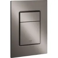 GROHE Skate Cosmop. Betj.plade - Str. S, 2-skyls betjening, hard graphite 37535A00