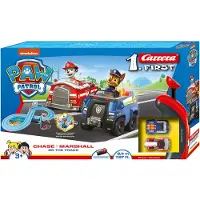 Carrera RC Paw Patrol On the Track, Kjøretøy og banesett, 3 år, Plast, Blå, Rød