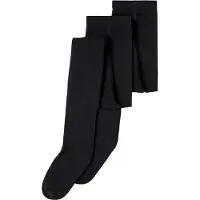 Name it Strømpebukser - Noos - NknPantyhose - 2-pack - Svart - - 11-12 år (146-152) - Strømpebukser