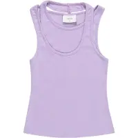 Grunt Topp - Lyng Rib Topp - Light Purple - - 16 år (176) - Singlet