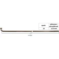 Sapim Leader Inox J-bend Eiker 100 Enheter