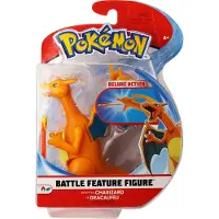 Pokémon Figur - Battle Feature Figure - Charizard Deluxe - - OneSize - Lekefigur
