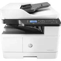 HP LaserJet MFP M443nda - Multifunksjonsskriver - S/H - laser - A3/Ledger (297 x 432 mm) (original) - A3/Ledger (medie) - opp til 25 spm (kopiering) - opp til 25 spm (trykking) - 350 ark - USB 2.0, L