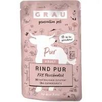 Grau Økonomipakning Adult Kornfri 32 x 125 g - Rent storfekjøtt