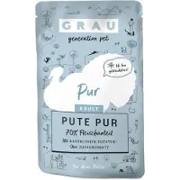 Grau Gourmet biter 16 x 125 g - Kalkun Pure