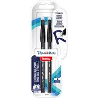 Papermate Replay Erasable Ballpoint Pen | Medium Point (1.0mm) | Black | 2 Count