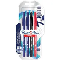 Papermate Replay Erasable Ballpoint Pen | Medium Point (1.0mm) | Assorted Colours | 4 Count