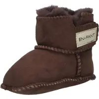En fant Lammeskinn Tøfler m. Fôr - Brun - - 22/24 - Tøfler
