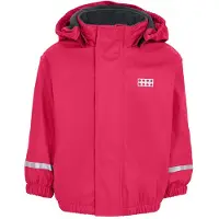 Lego Wear Regnjakke m. Fleece - LWJunin - Rosa - - 3 år (98) - Regnjakke
