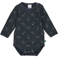 Freds World Body I/e - Svette - Star - Natt Blue m. Trykk - - 3 år (98) - Langermet Body