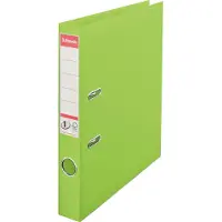 Esselte No.1 - Hevarmbuefil - bokryggbredde: 50 mm - for A4 - kapasitet: 350 ark - livlig grønn