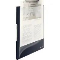 Esselte Displaymappe Panorama Vivida PP m/40 lommer sort - (10 stk.)