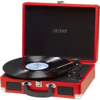 Denver VPL-120 - turntable - Platespiller Rød