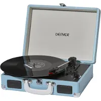 Denver VPL-120 - turntable - Platespiller Blå