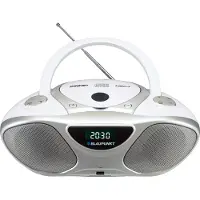 Blaupunkt BB14WH, 1,55 kg, Sølv, Hvit, CD-opptaker
