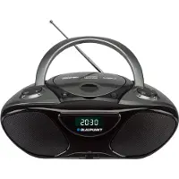 Blaupunkt BB14BK, 2 W, CD-opptaker, Sort, LCD, Strøm, Batteridrevet, 230 mm