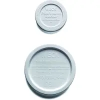Multi Låg Weck Ø6.7 cm til patentglas. Hvid Plast,5 stk/pk