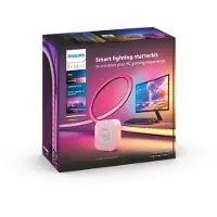 Philips Hue Play Gradient PC Lightstrip 24-27" 3-Pack + Hue Bridge