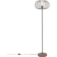QAZQA Design gulvlampe rustbrun - Johanna