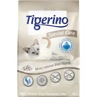Tigerino Performance White Intense Blue Signal kattesand – Frisk duft - Økonomipakke: 2 x 12 l