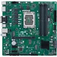 Asus PRO B660M-C D4-CSM - Hovedkort - micro ATX - LGA1700-sokkel - B660 Chipset - USB 3.2 Gen 1, USB-C Gen1 - Gigabit LAN - innbygd grafikk (CPU kreves) - HD-lyd (8-kanalers) - Corporate Stable