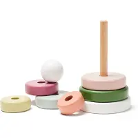 Kids Concept Kid's Concept – sukabinamų žiedų rinkinys | Daugiaspalvis (EDVIN)