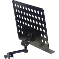 Stagg Music Stand Plate with Attachable Holder Arm Large